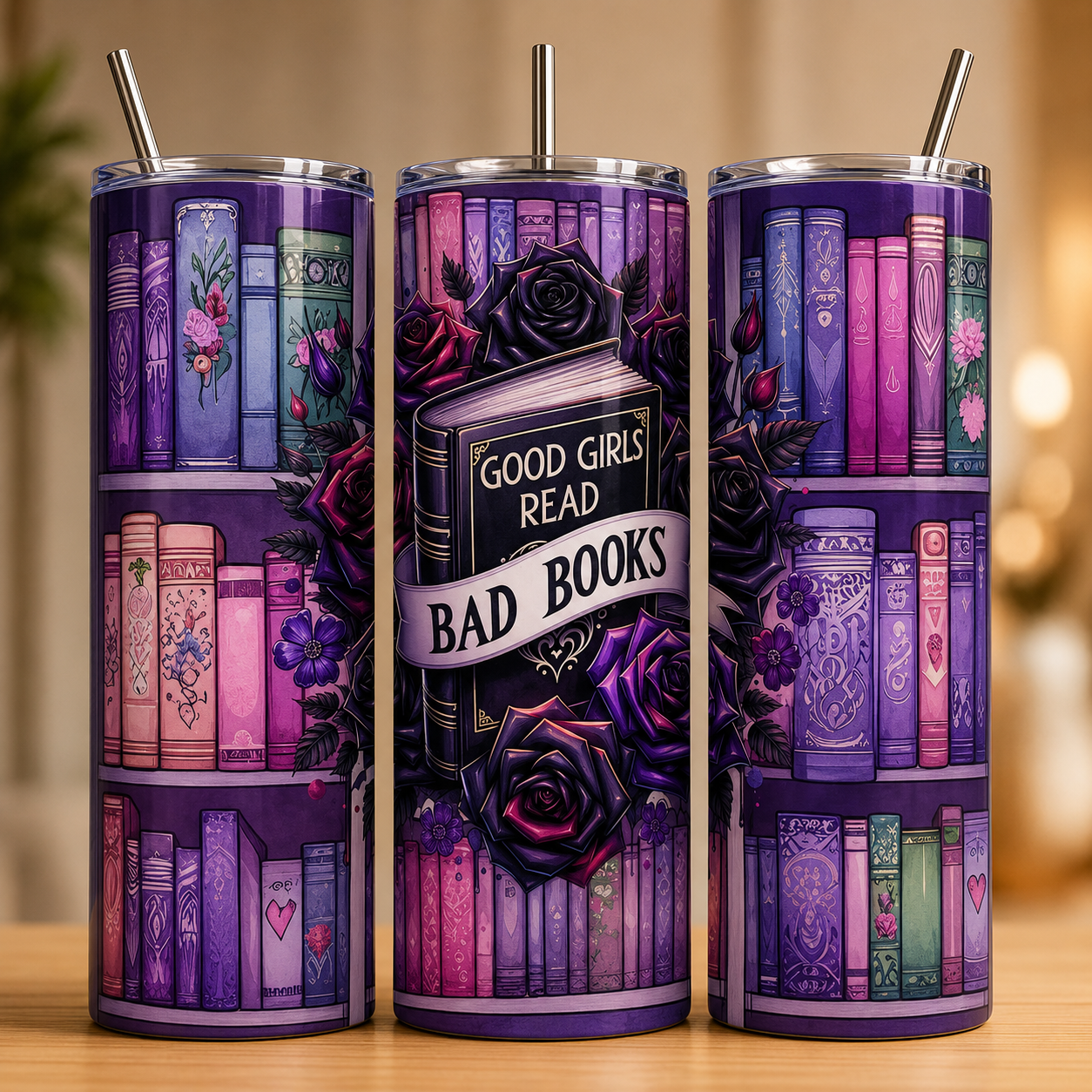 Tumbler 600ml - Good girls read bad books