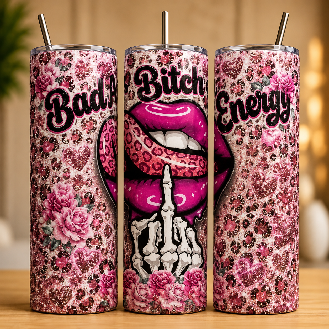 Tumbler 600ml - Bad bitch energy