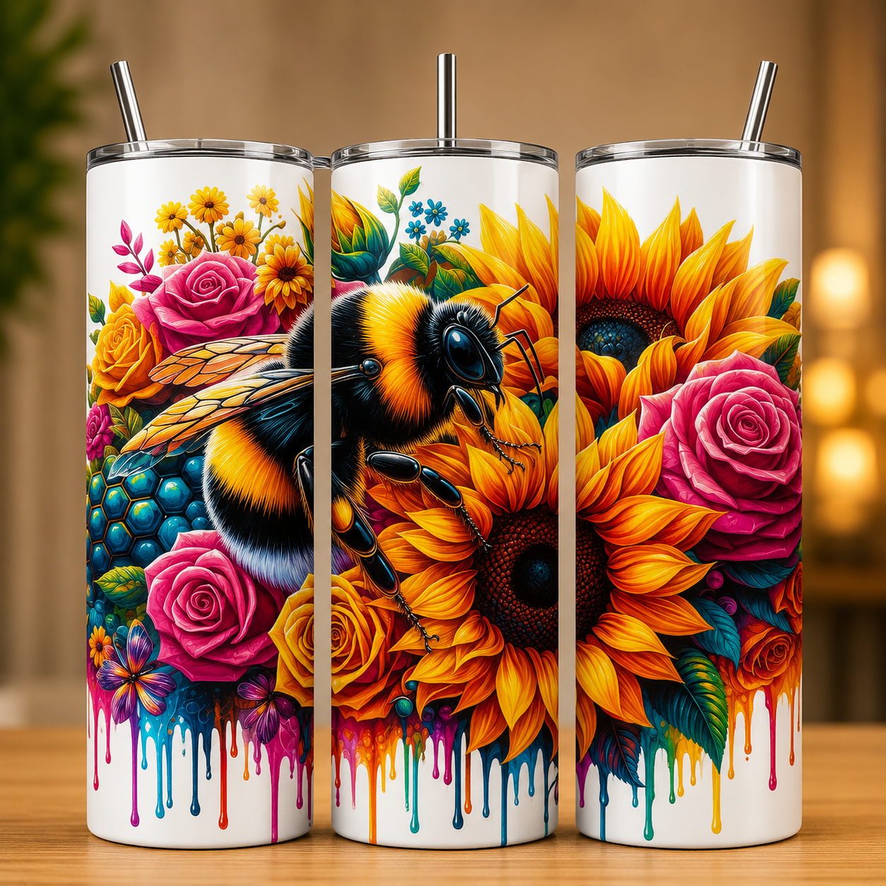 Tumbler 600ml - Sunflower