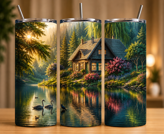 Tumbler 600ml - Lake house